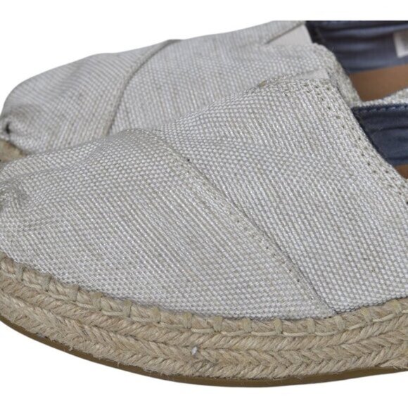 Toms Alpargata Rope 2 0 Espadrille Slip On Shoe Neutral Tan Size 8 5 - Picture 2 of 3